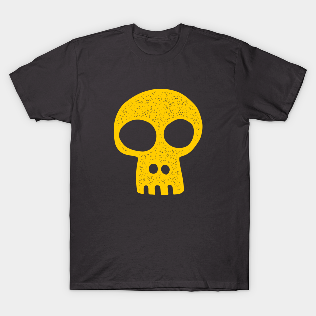 Yellow Skull Skull TShirt TeePublic